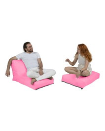 Atelier Del Sofa Siesta Sofa Bed Pouf - Rosa